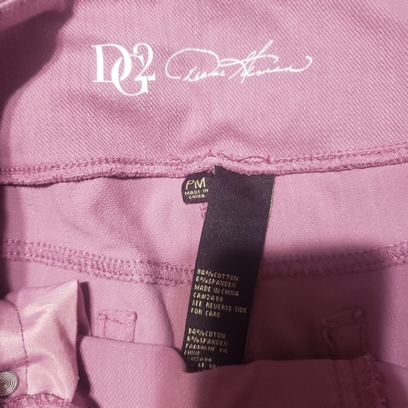 DG2 Diane Gillman pink stretch jeans size PM - Picture 6 of 7